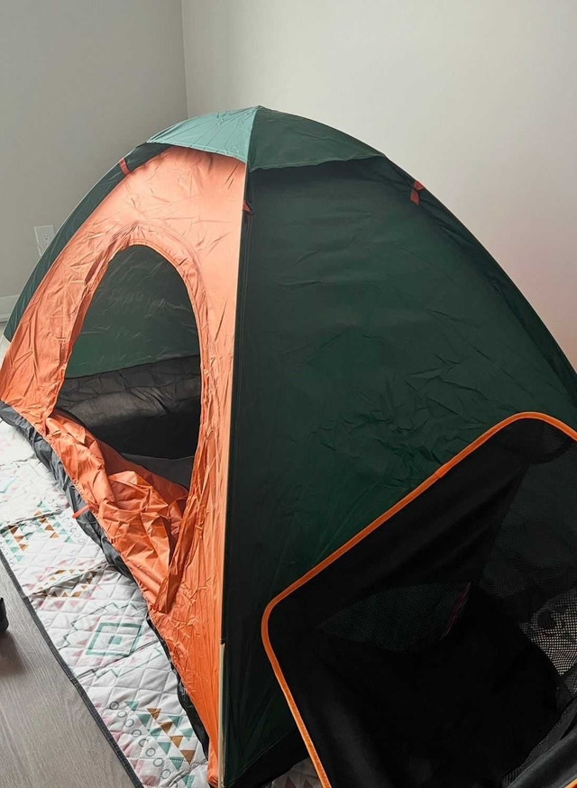 automatic open tent