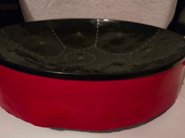 Handcrafted Red & Black Steelpan - photo 2