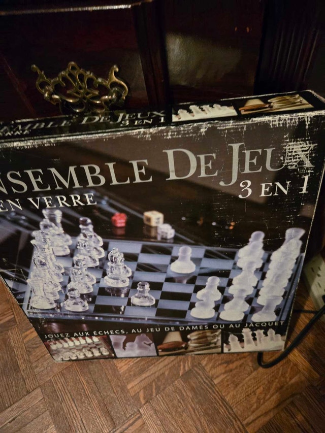 Glass Game Set 3 in 1