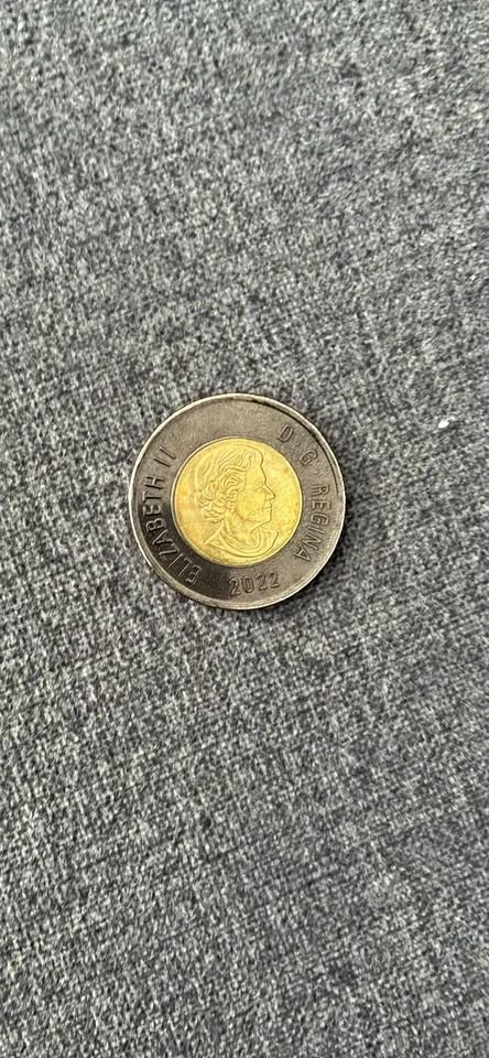 Rare black toonie produced in 2022