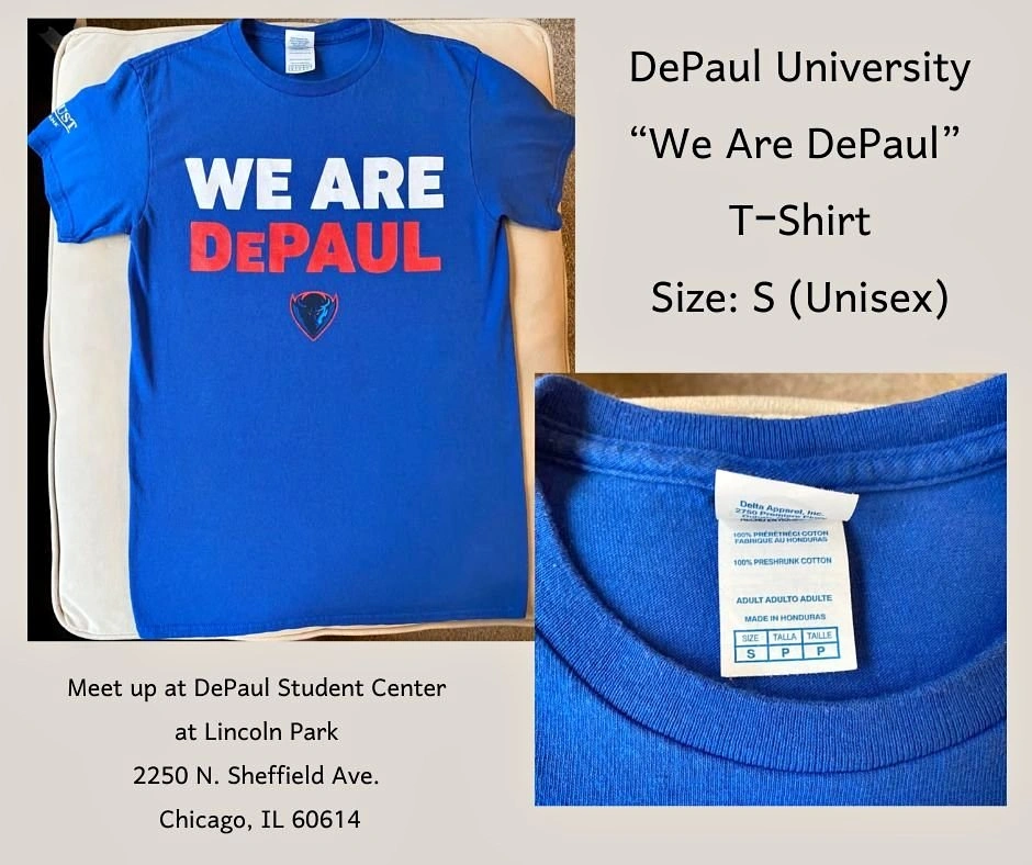 DePaul University T-Shirt - Size S