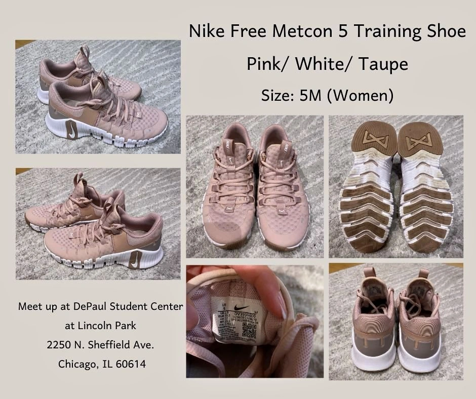 Nike Free Metcon 5 Training Shoe Light Pink