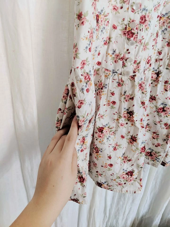 Cottage Core Floral Romper - photo 3