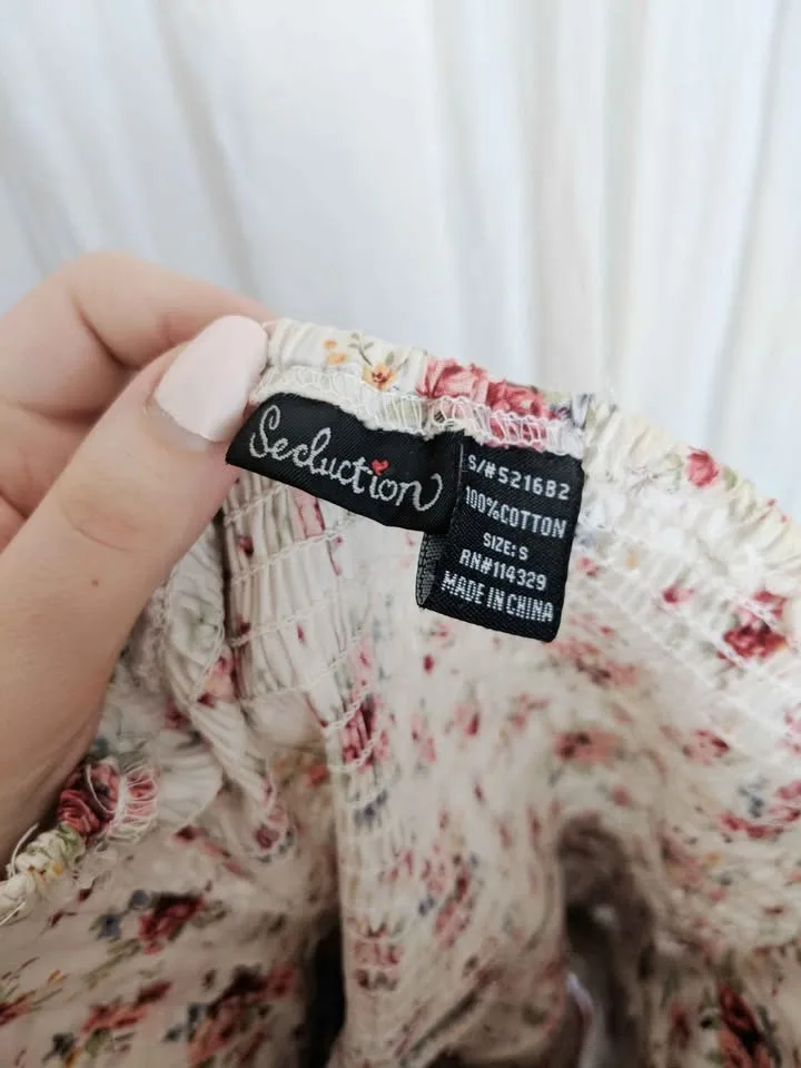 Cottage Core Floral Romper - photo 5