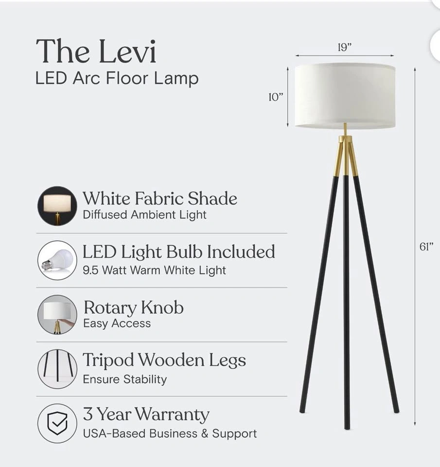 Tripod modern lamp - photo 4