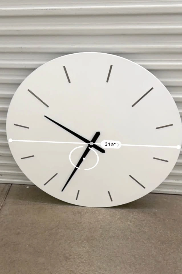 Large Modern Wall Clock – 31” - photo 2