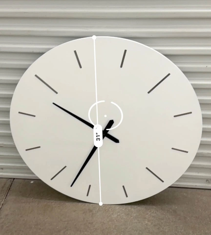Large Modern Wall Clock – 31” - photo 3