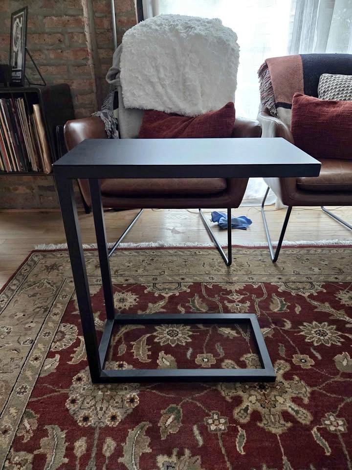 Crate and Barrel Avenue Black C Table
