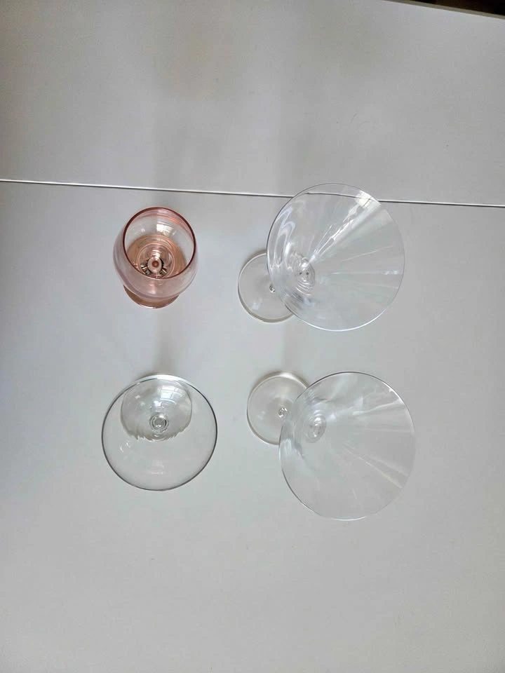 Set of martini, wine, and coup glasses - photo 2