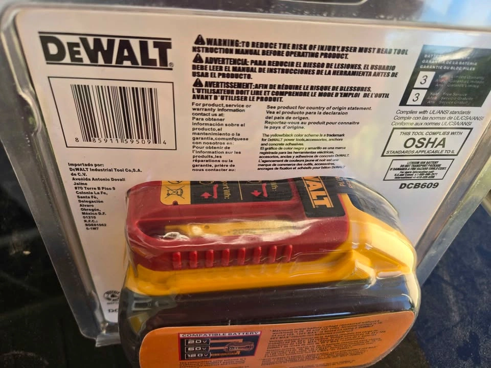 DeWalt FlexVolt 9Ah 20V/60V Battery - photo 5