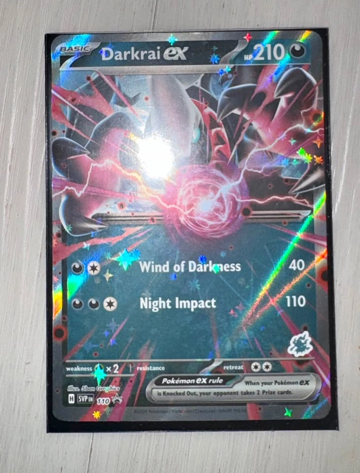 Darkrai ex black star promo from battle academy