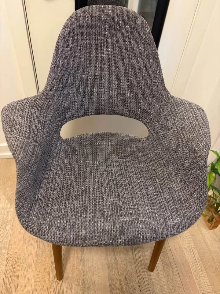 Mid-Century Modern Eames & Saarinen Style Organic Accent Chair - photo 2