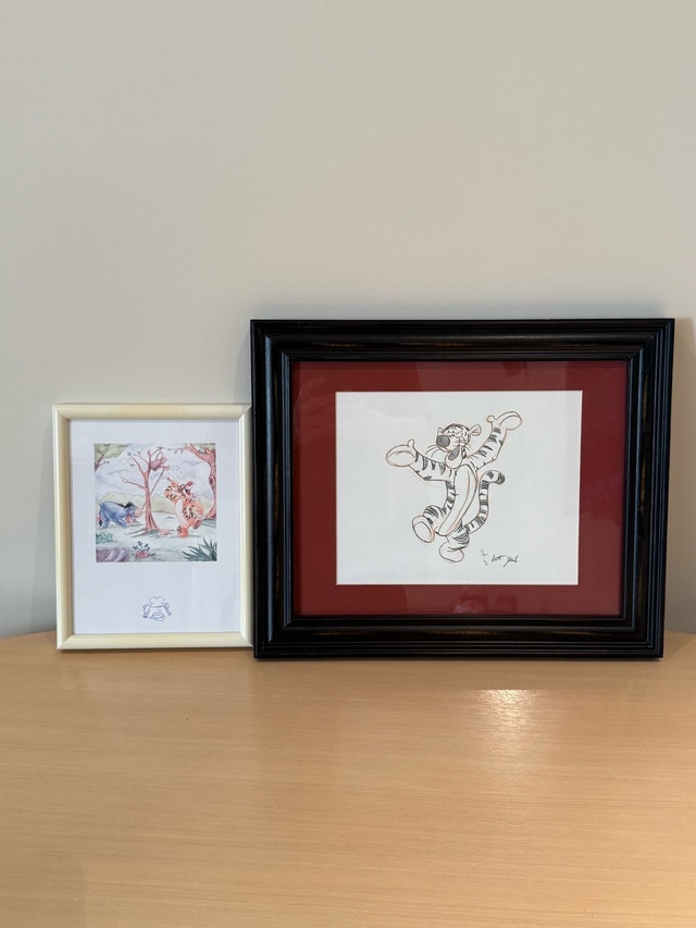 Disney Tigger & Winnie The Pooh Framed Art Set