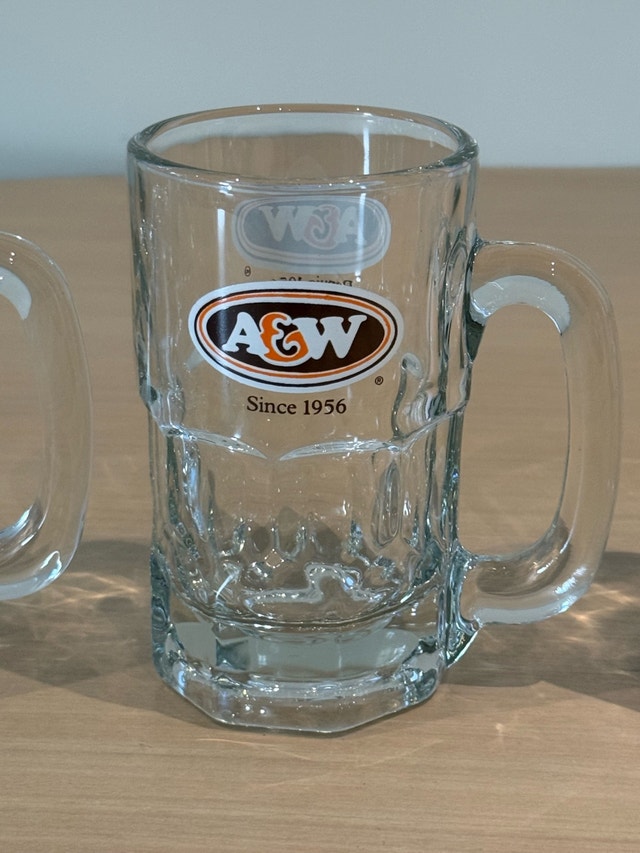 A&W Root Beer Glass Mugs Set of 3 - photo 3