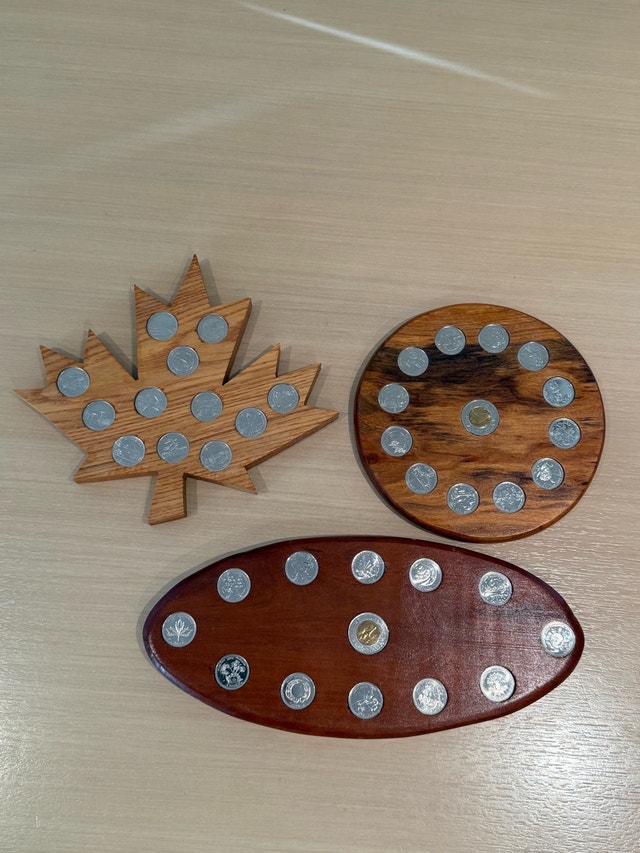 Canadian Coin Board Display Sets 1992, 1999, 2000