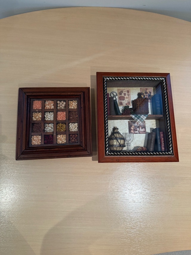 Framed Shadow Box Wall Art Decor