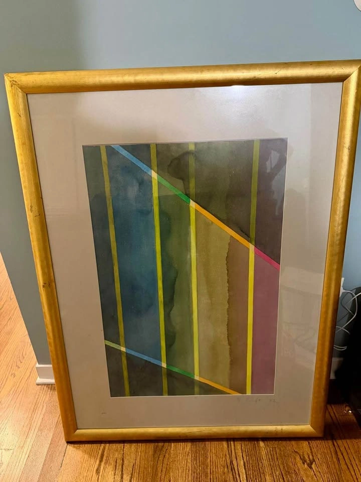 Stunning, Large Original Abstract Painting – Signed & Framed (19 - photo 4