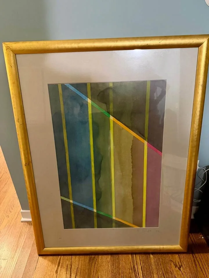Stunning, Large Original Abstract Painting – Signed & Framed (19 - photo 4