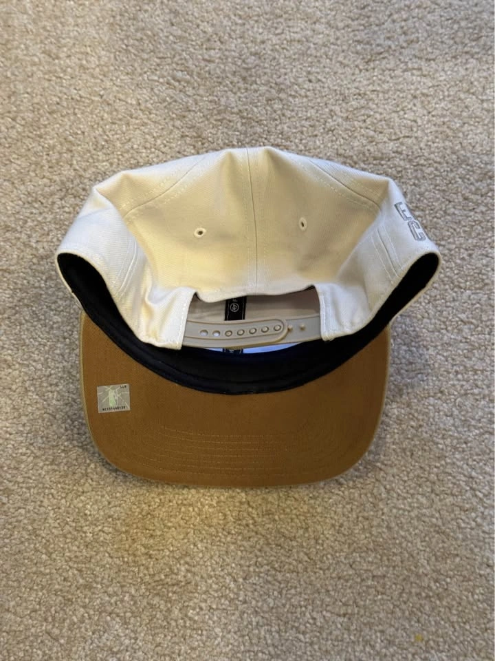 Toronto Raptors '47 Brand Snapback Hat – Cream & Tan - photo 2