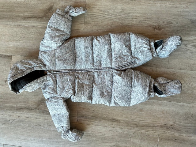 Gap Baby Recycled Heavy Weight Puffer One-Piece 6-12mon - photo 2