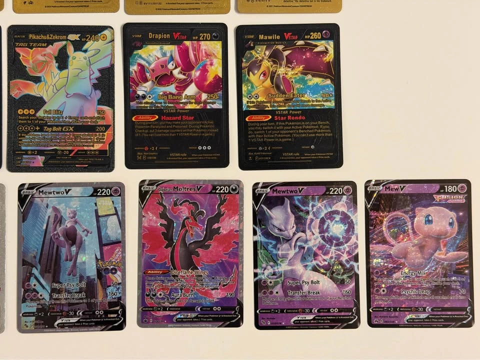 Pokemon Novelty/Replica Gold, Black & Silver Cards - photo 4