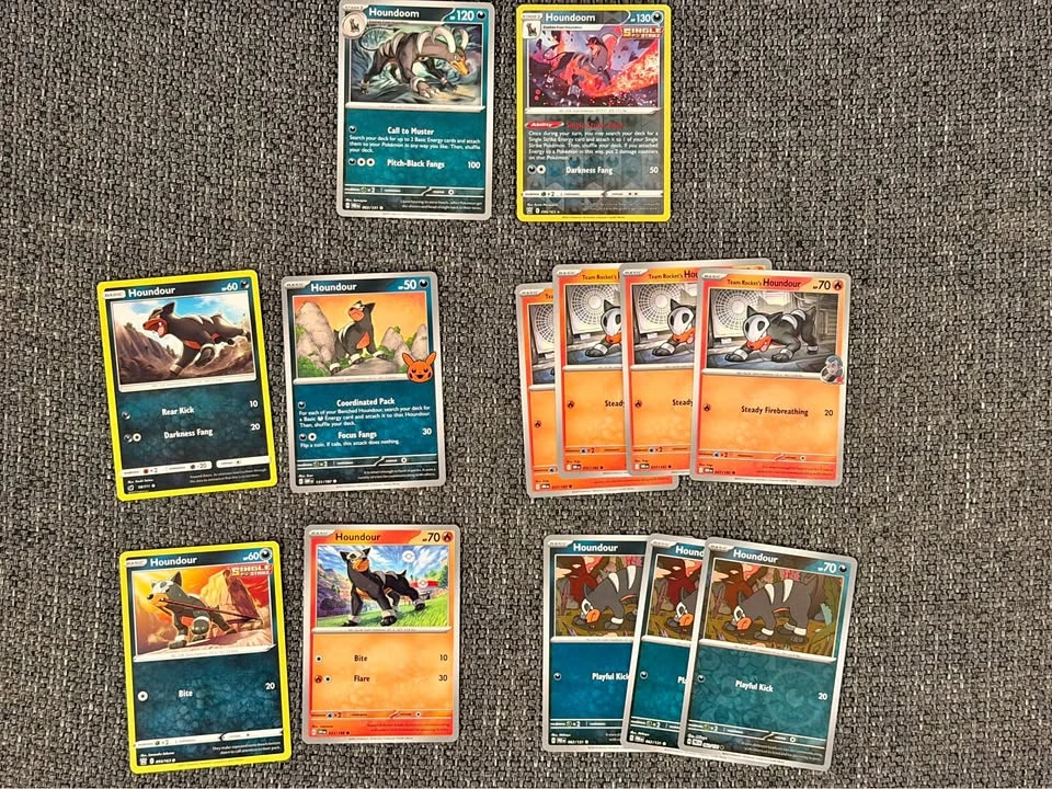 Pokemon Houndour/Houndoom Collection