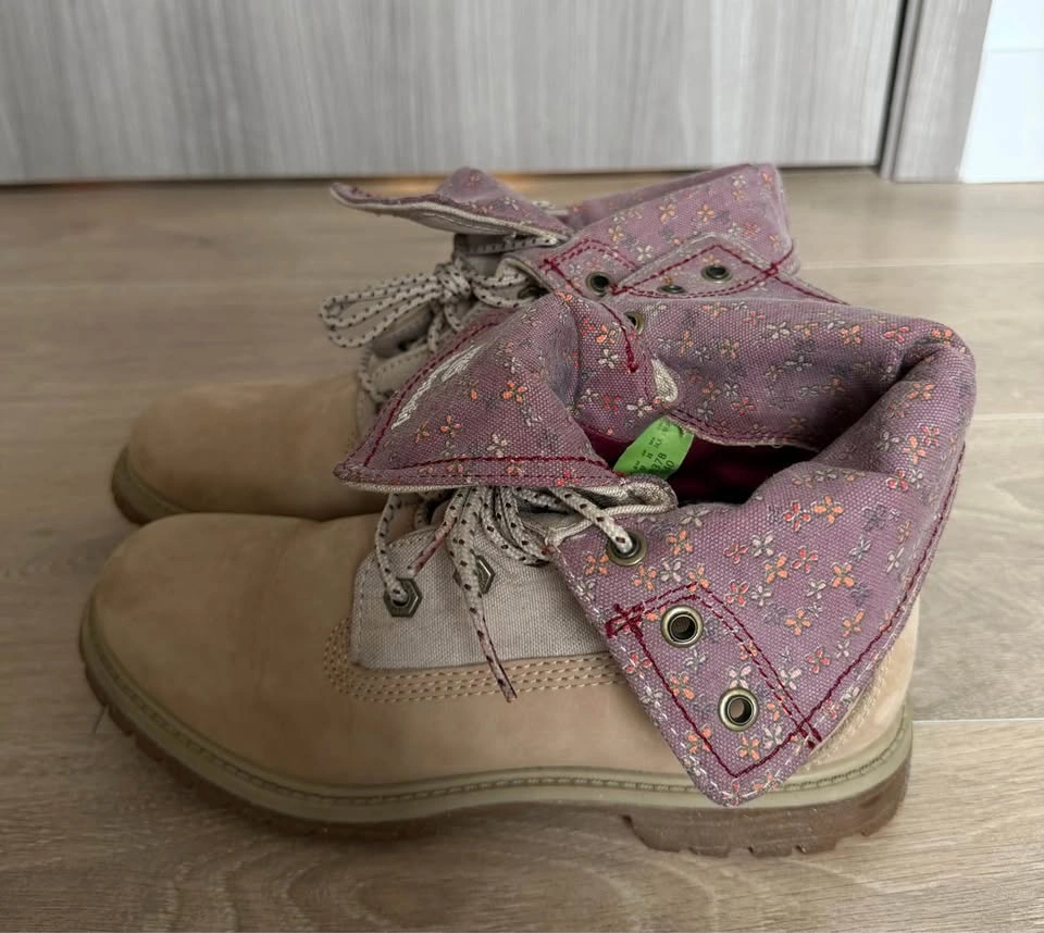 Women’s Timberland Earthkeepers Fold-Down Leather Boots - Size 8 - photo 5