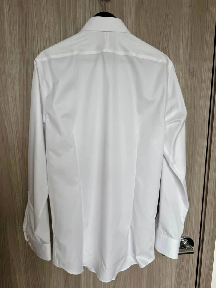 Hawes & Curtis Men’s White Non-Iron Dress Shirt - Size 17/37 - photo 4