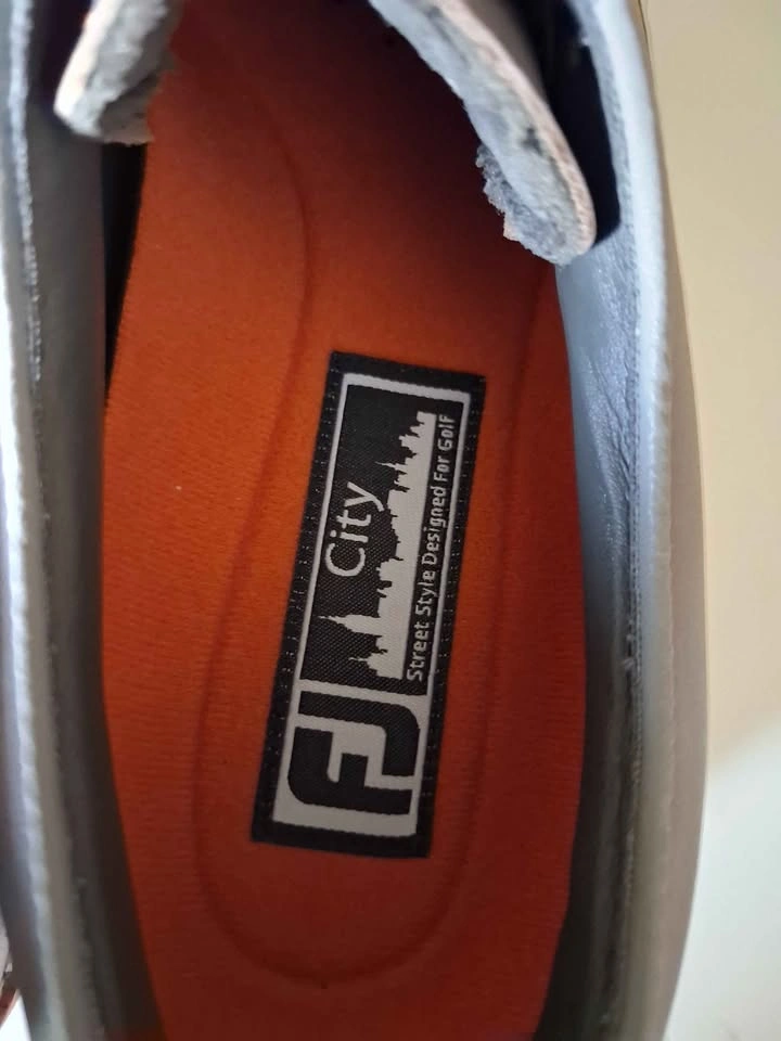 FootJoy FJ City Street Style Golf Shoes Gray Orange Size 7M - photo 5
