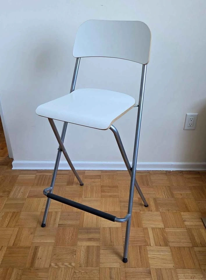 Set of Two Folding Bar Stools - photo 2