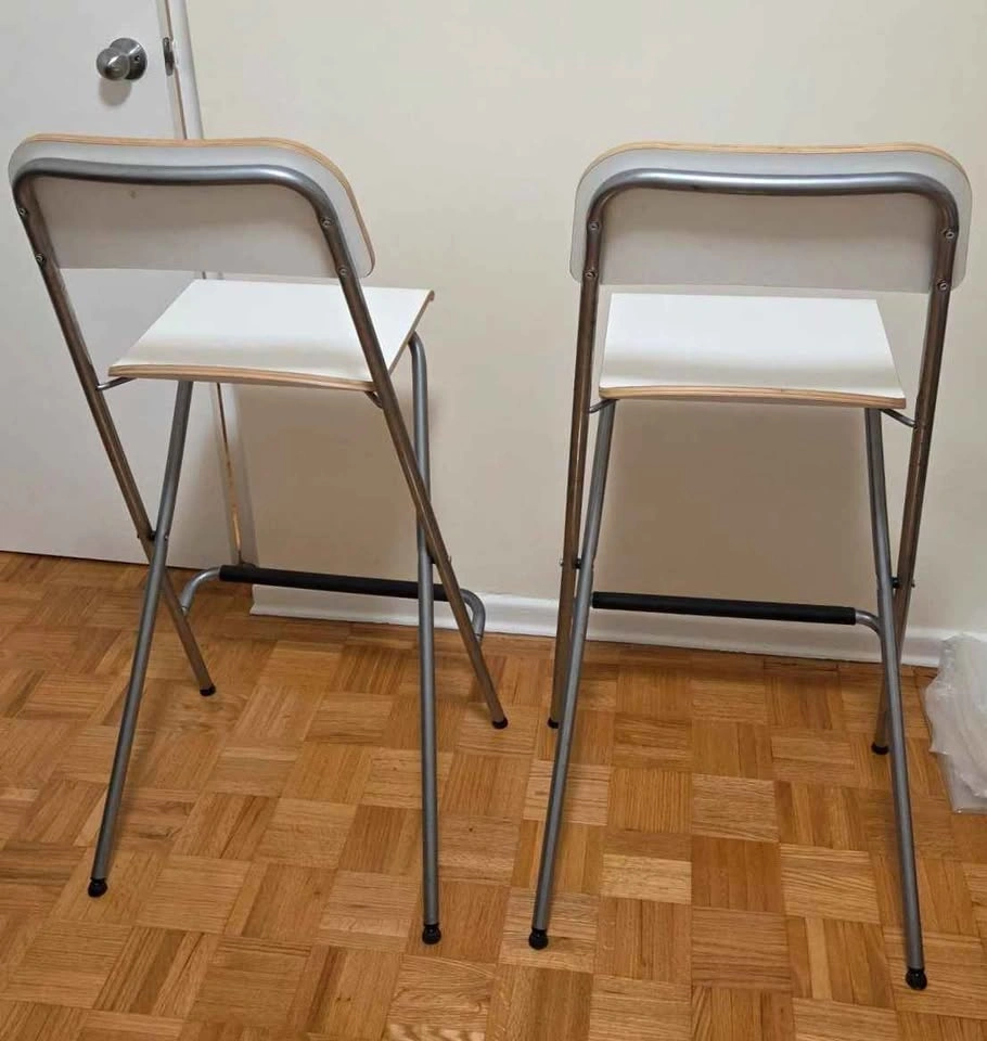 Set of Two Folding Bar Stools - photo 5