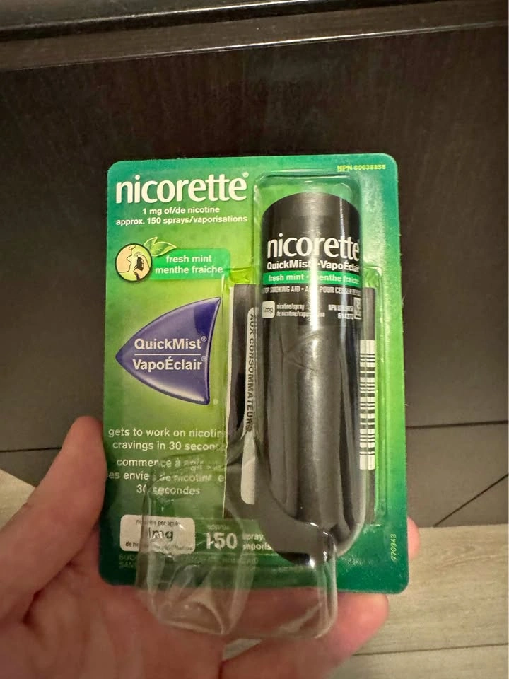 Nicorette QuickMist Fresh Mint 1mg Nicotine Spray 150 sprays