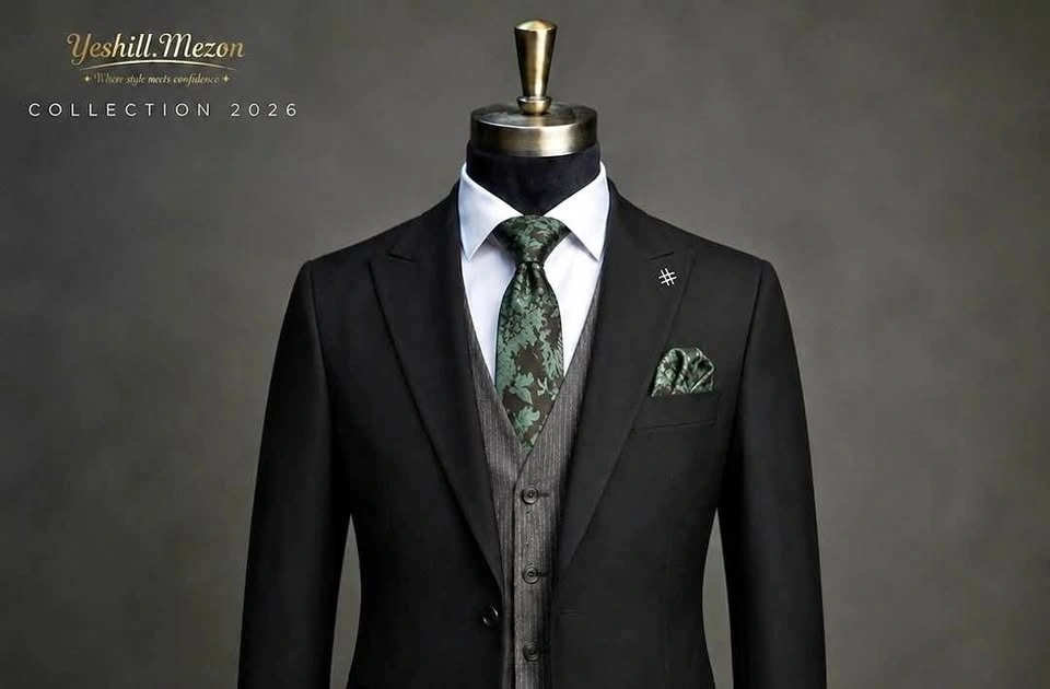 Men's Premium Slim-Fit Suit for Weddings, Events, and Everyday W