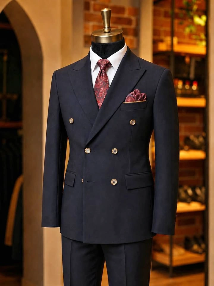 Men's Premium Slim-Fit Suit for Weddings, Events, and Everyday W