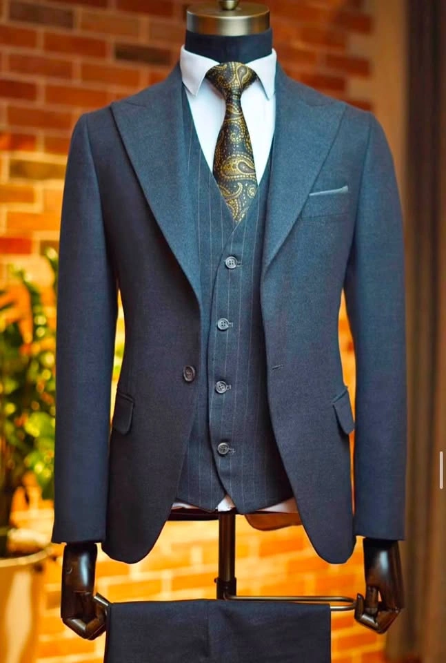 Men's Premium Slim-Fit Suit for Weddings, Events, and Everyday W