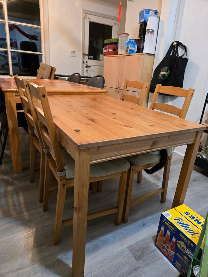 Jokkmokk table with chairs and cushions - photo 3