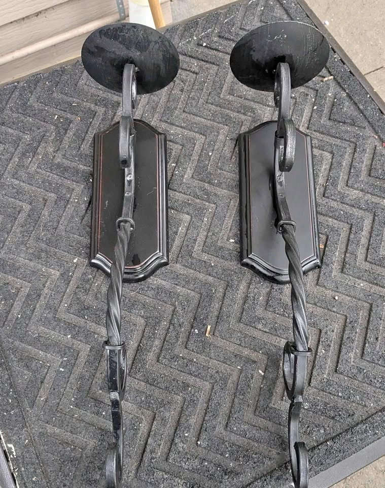 Candle holders 20" tall