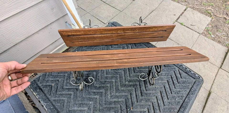 Wooden shelves 24"l x 5"d