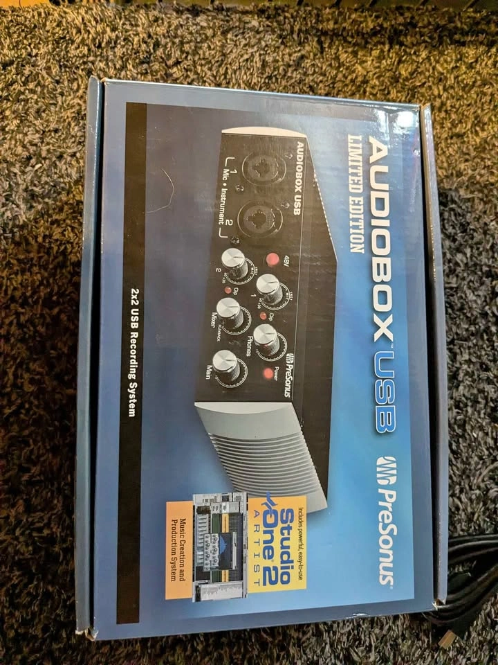 PreSonus AudioBox USB Limited Edition 2x2 recording system