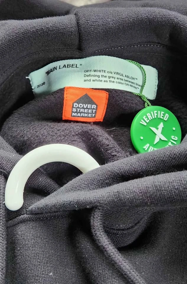 Off-White x Dover Street Market Hoodie Black AUTHENTIC - photo 3