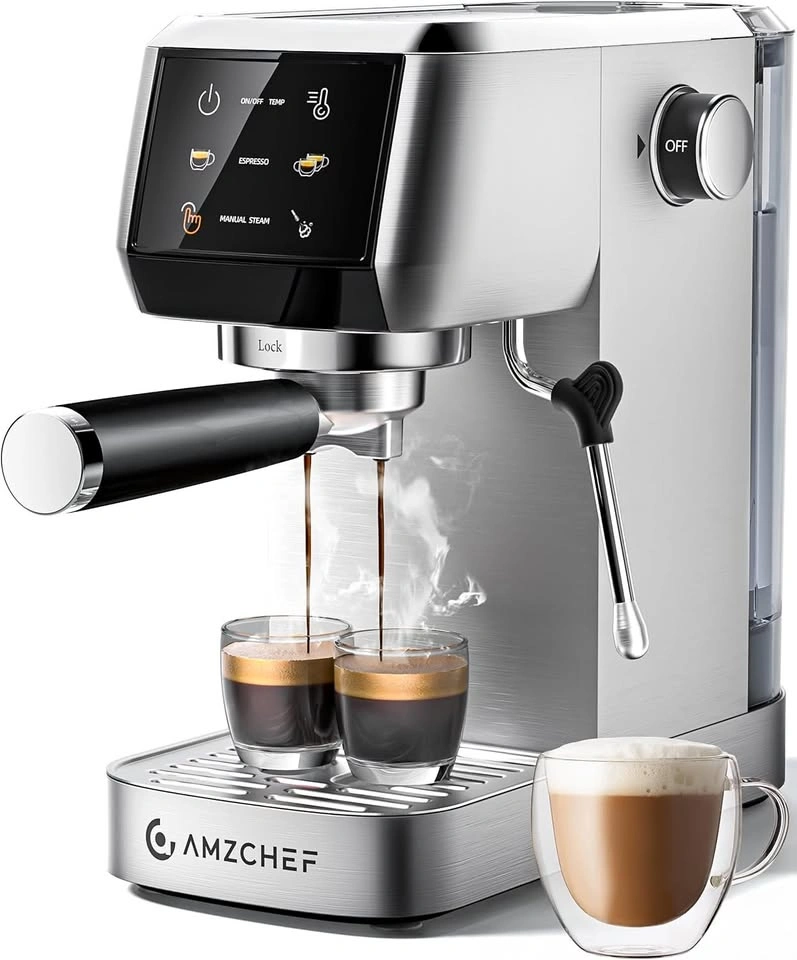 AMZCHEF 51mm Coffee Espresso Machine 20 Bar