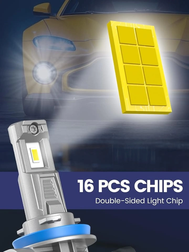 9005 H11 Light Bulbs Combo, 60000LM Super Bright 6500K - photo 2