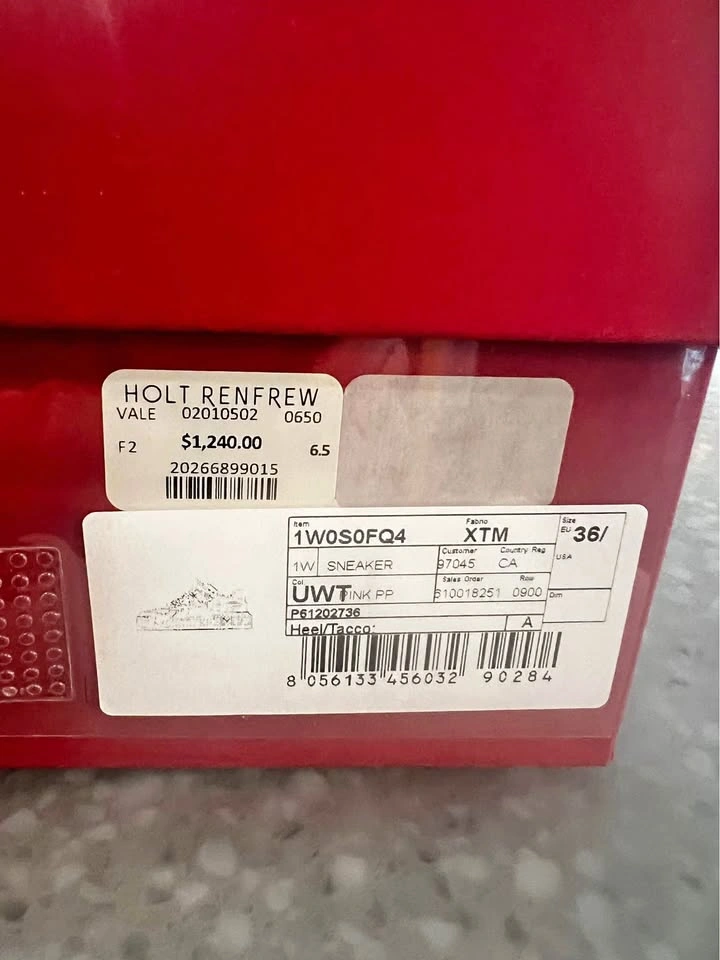 Valentino Garavani Pink Sneakers
