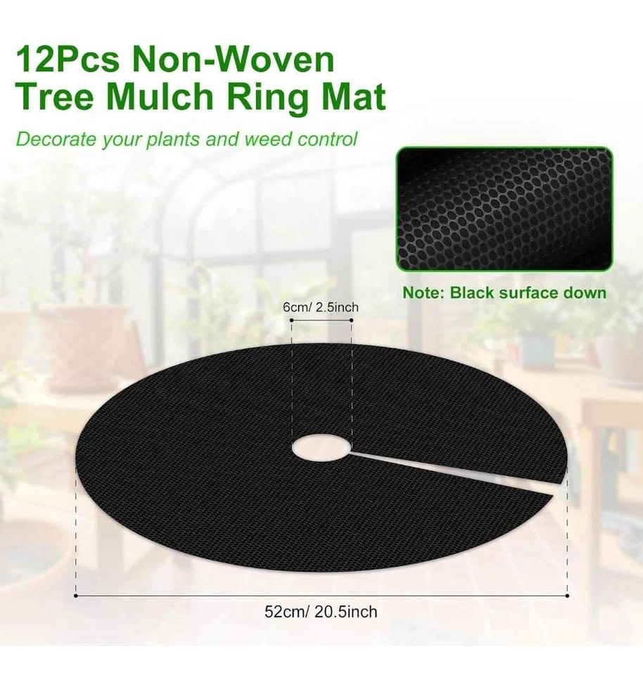 12 pcs Tree Mulch Ring Landscape Fabric - Brand New - photo 5