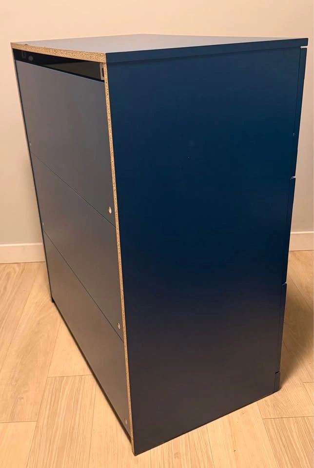 IKEA BRIMNES 3-Drawer Chest - Deep Blue - photo 4