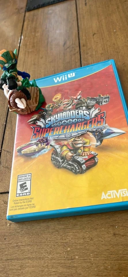 Skylanders Superchargers game and Super shot stealth elf figure