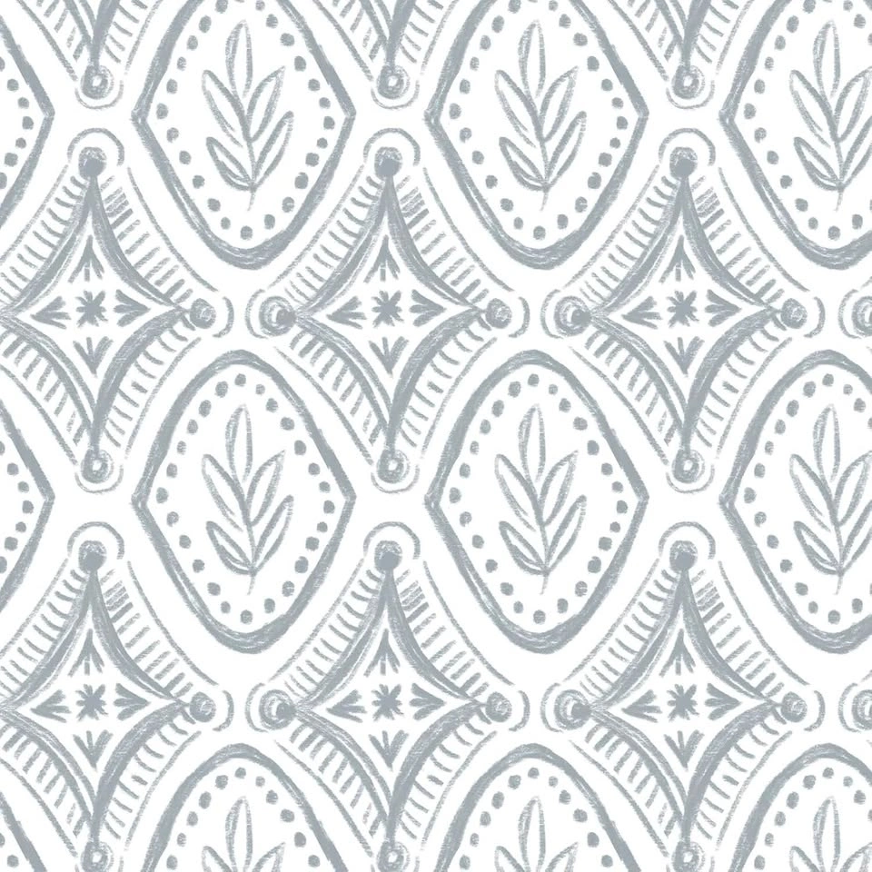 Scandi Boho Leaf Peel and Stick Wallpaper - 17.3"x78.7"
