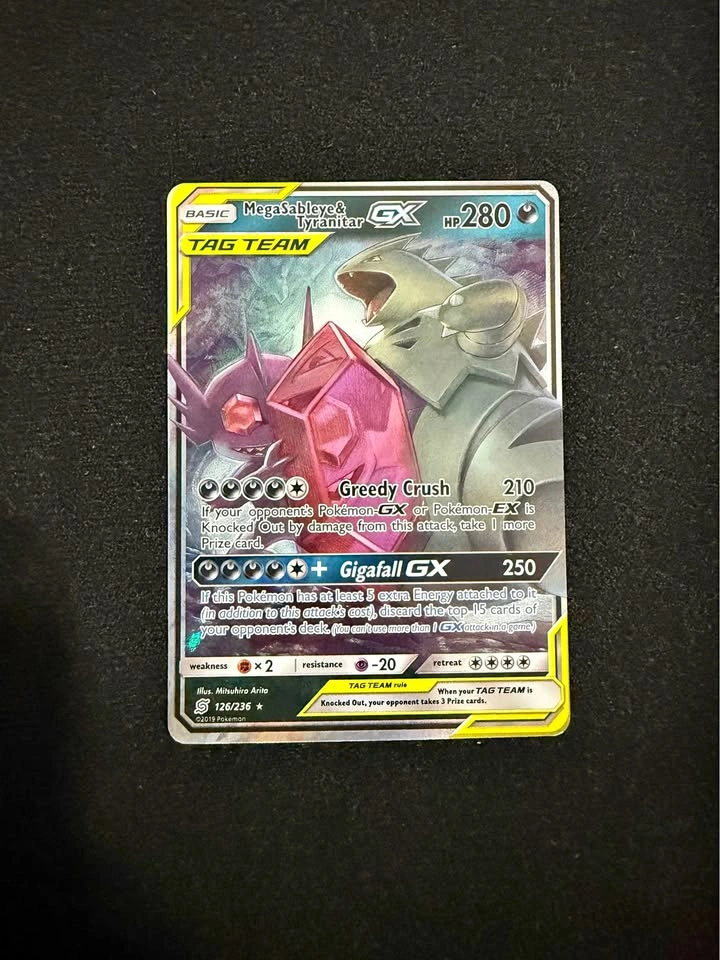 NM - Mega Sableye & Tyranitar GX #126