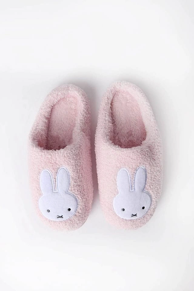 Miffy Sherpa Slippers - Pink BNWT
