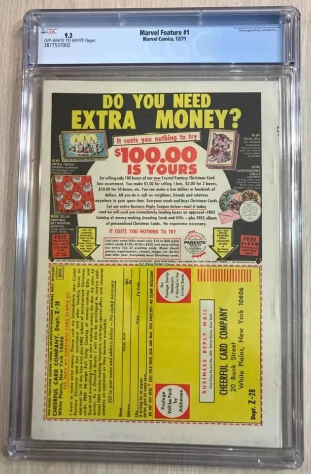 Marvel Feature Presents The Defenders #1 – CGC 9.2 - photo 2